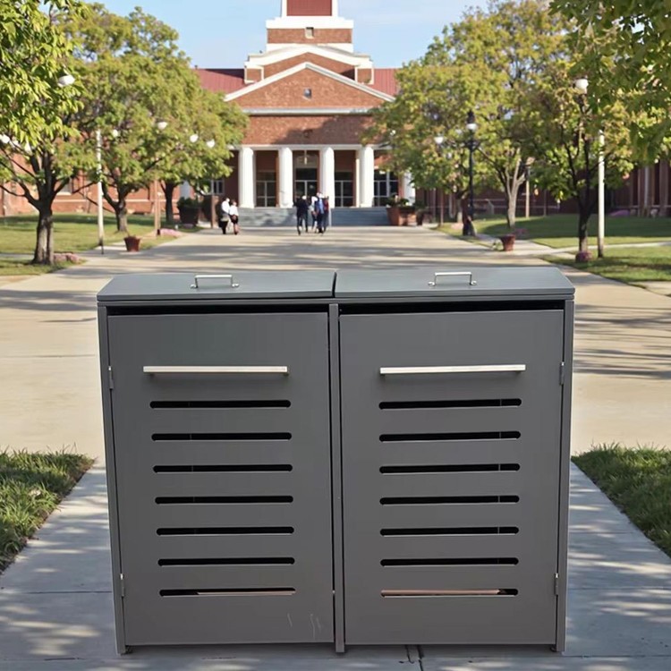 Double Bin Steel Enclosure – Holds Two 240L Wheelie Bins best