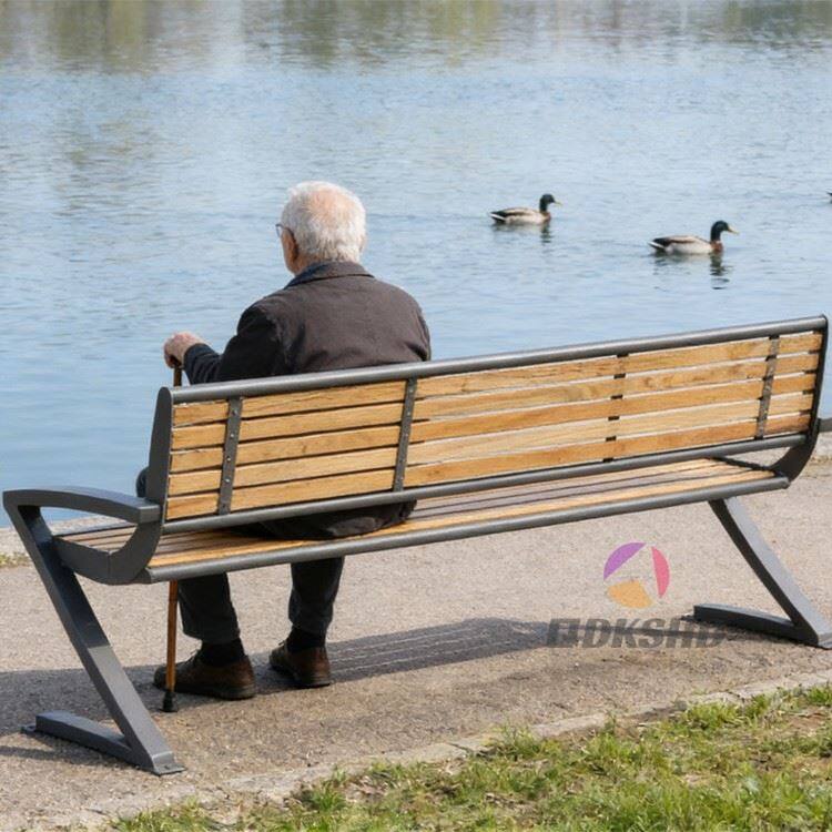 Durable & Customizable Public Outdoor Bench factory