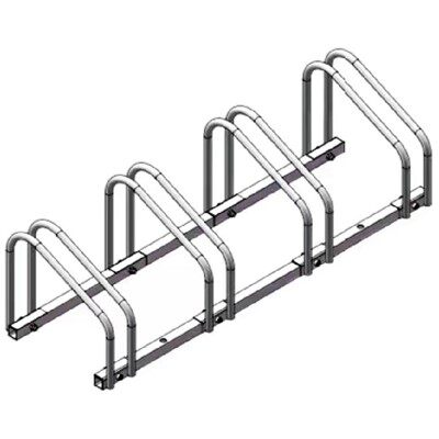 قفسه دوچرخه تجاری در فضای باز