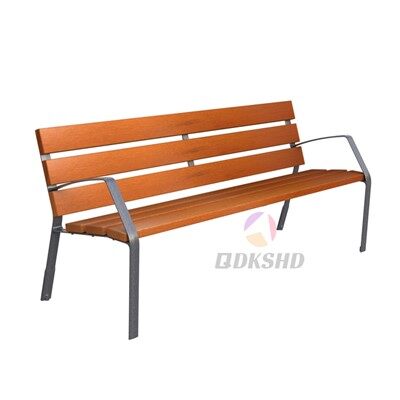 Slitstark Snygg utomhus gjutjärnsbänk