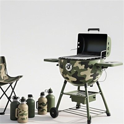 大きな屋外カスタマイズ可能なバーベキューグリル