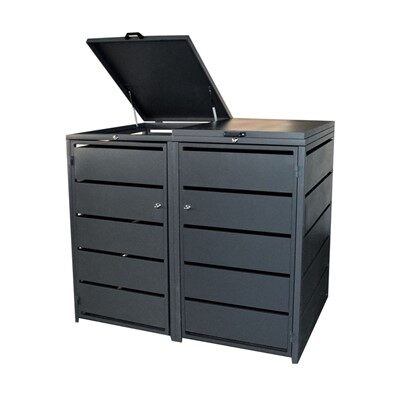 Suuri ulkoilma -astialaatikko lukkolla