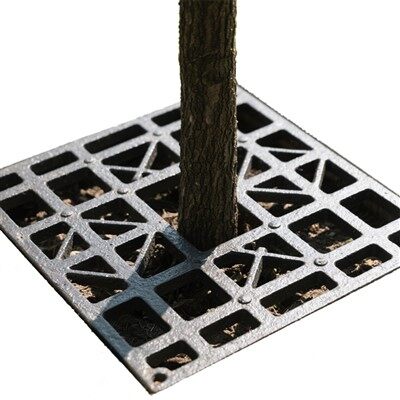 ধাতব বর্গাকার গাছ গ্রেট