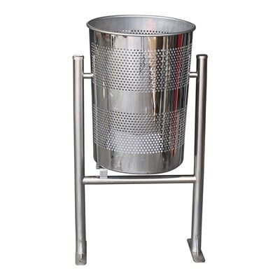 ถังขยะถนนกรวยสแตนเลสสามารถ