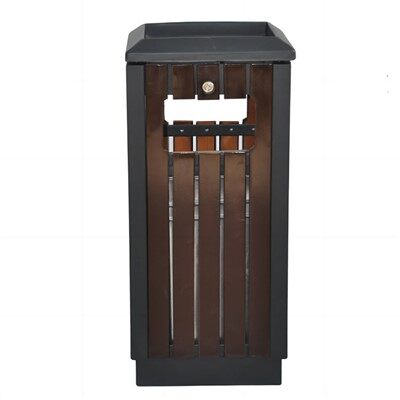 Small Galvanized Trash Can