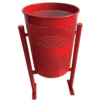 Tilting Trash Receptacle