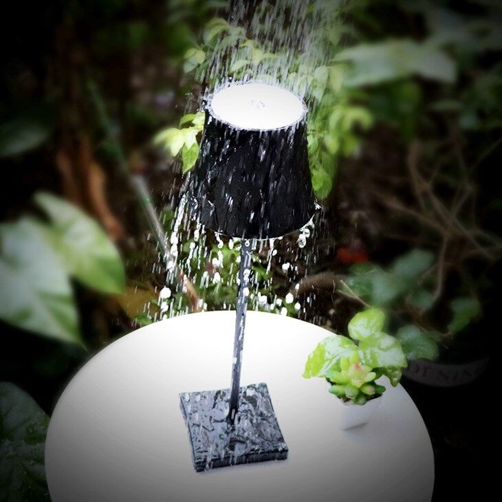 Wireless Table Lamp, 5200mAh Battery Powered Lamp, IP54 Waterproof, Full Aluminum, Touch Switch Dimming, For Indoor And Outdoor, Bedroom, Restaurant, Garden Terrace, Buffet, Bar, Gold factory