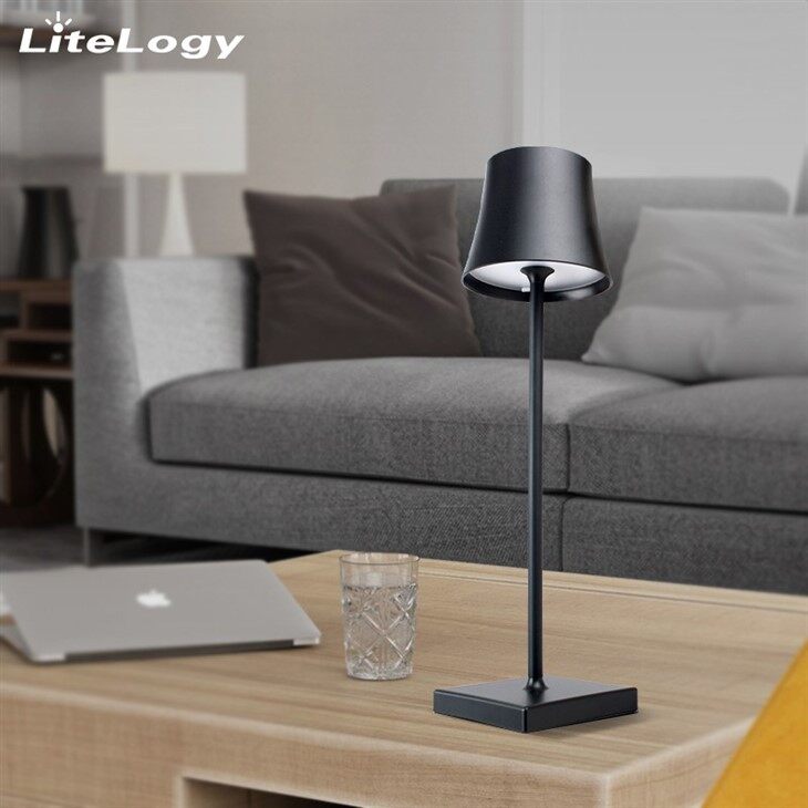 Wireless Table Lamp, 5200mAh Battery Powered Lamp, IP54 Waterproof, Full Aluminum, Touch Switch Dimming, For Indoor And Outdoor, Bedroom, Restaurant, Garden Terrace, Buffet, Bar, Gold suppliers
