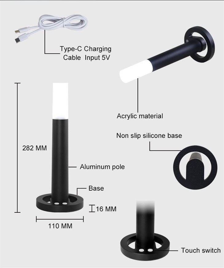 Cylindrical Table Lamp