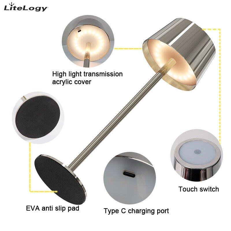 Luxury Cordless Table Lamp