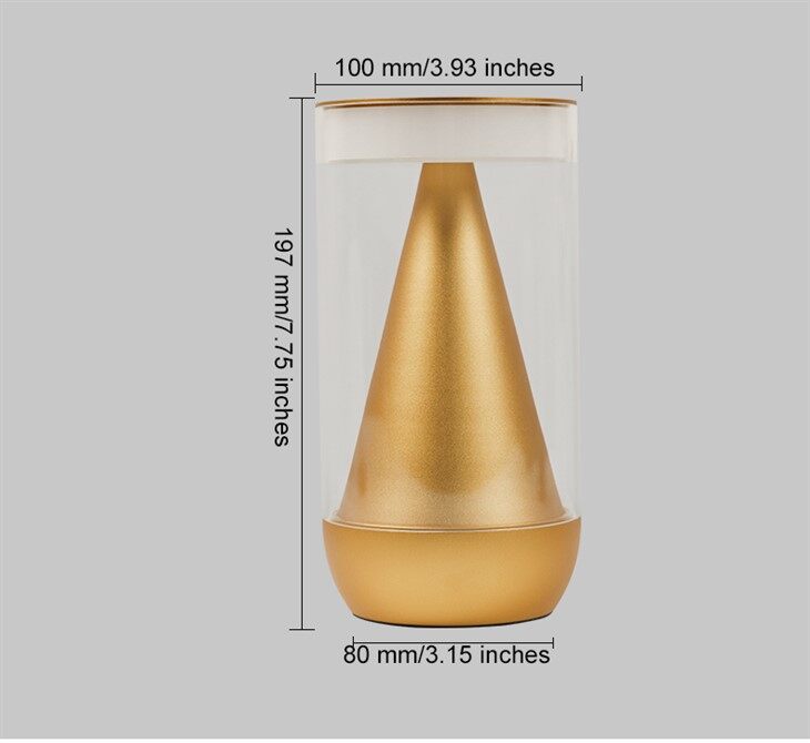 Small bedroom cordless table lamp