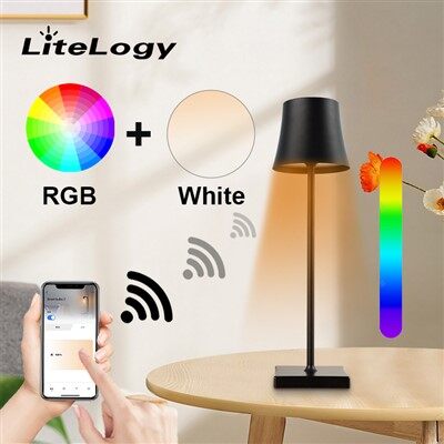 Abajur de controle de aplicativo