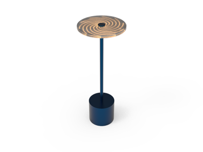 FL001 Swirl & Serenity — Lampă de masă cu filament strălucitor fără fir