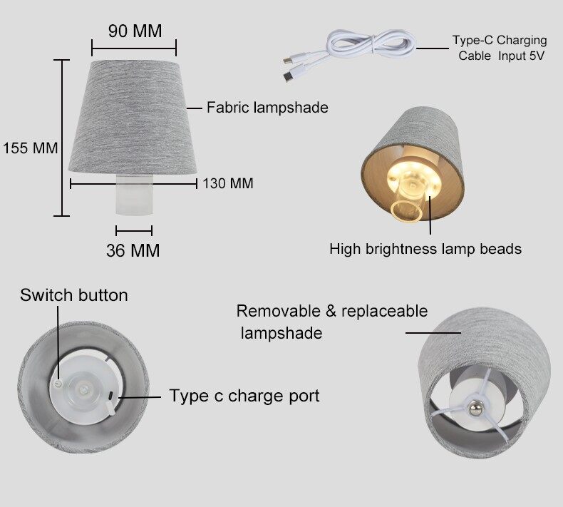 USB Rechargeable Bottle Lights