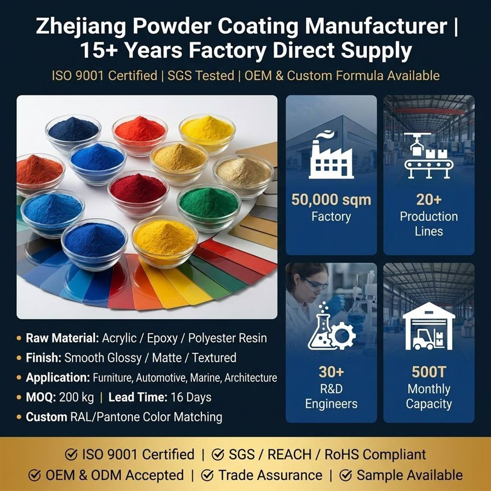 Metallic Aluminum Powder Coating Weather Resistant Electrostatic Powder Paint Custom Finish suppliers
