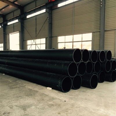 Pipa recte HDPE de dragat negre