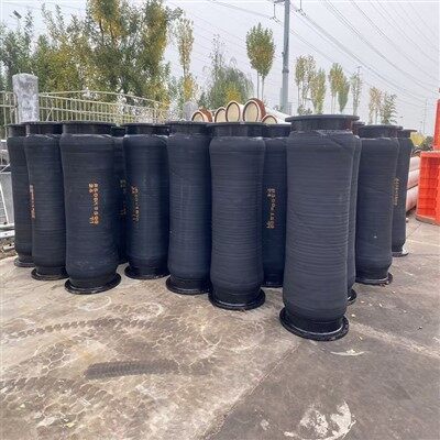 Baggergummischlauch mit Flansch