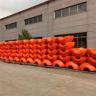 Pu foamed float float pipa pengerukan diisi