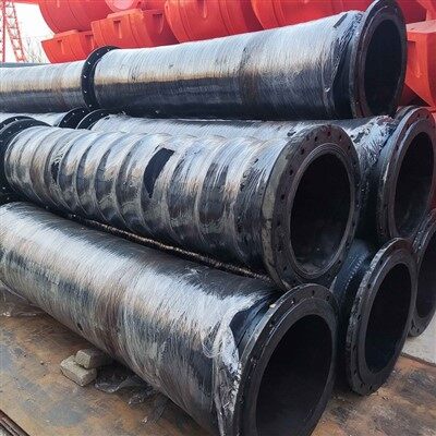 Selang karet hisap dengan flensa