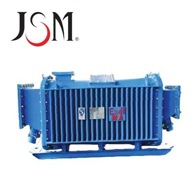 정격 용량 50Kva ~ 100Kva ~ 500kva 고전압 6Kv ~ 10Kv 저전압 (400V / 693V, 693V / 1200V, 1200V, 3450V) KBSG 시리즈 3상 광산 폭발 방지형 건식 변압기