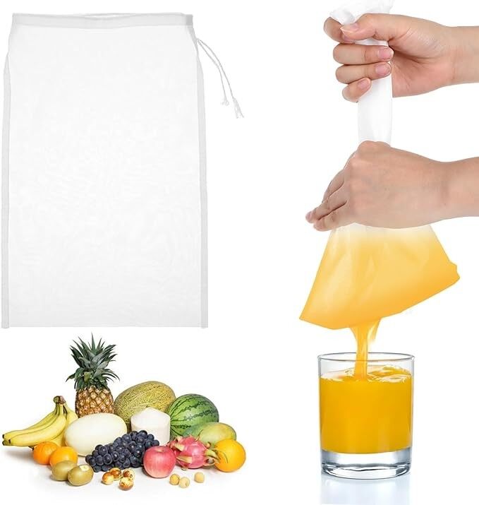 Food Grade Nylon Mesh Filter Bag For Wine / Nut Milk / Fruit Juice / Coffee suppliers