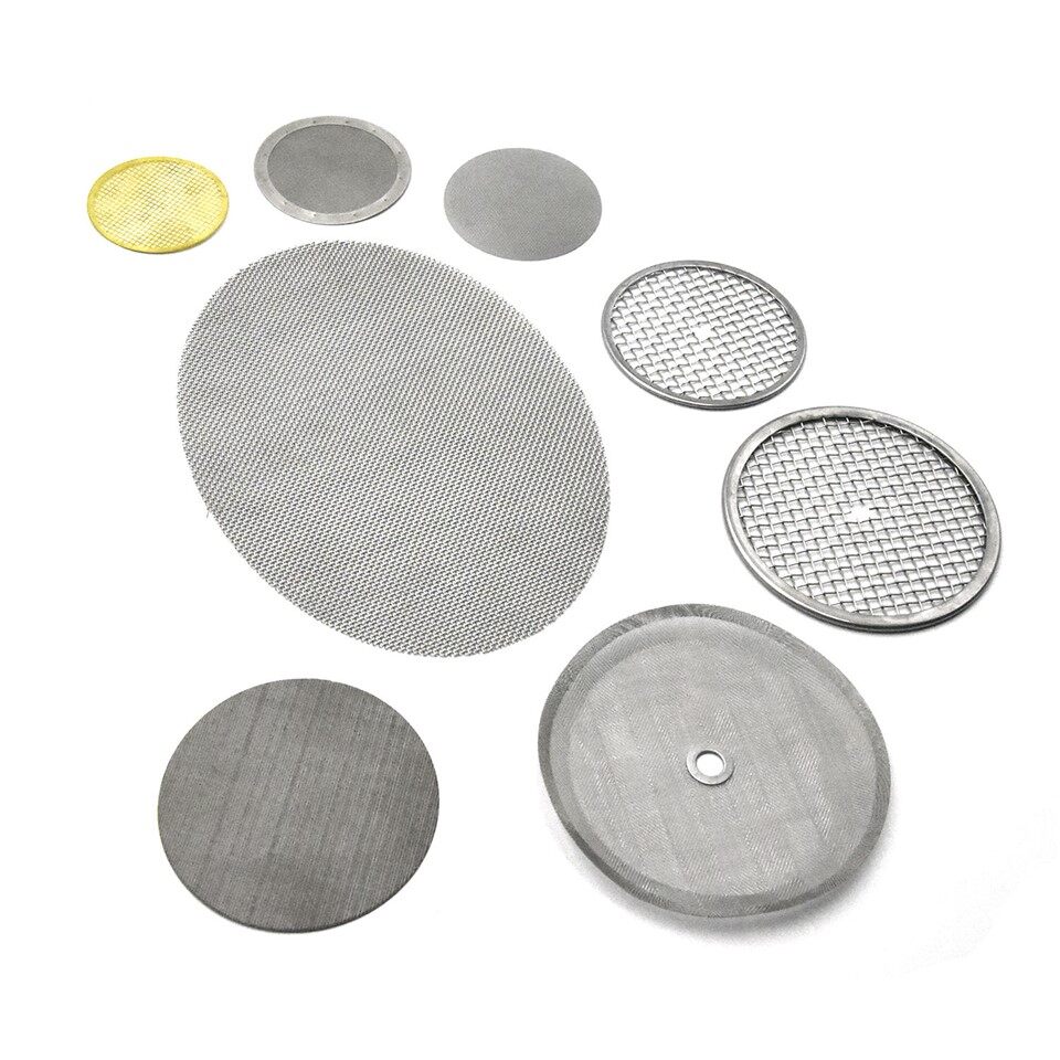 Металлические фильтрующие диски|Проволочная сетка и перфорированная металлическая фильтровальная пластина Фильтр круглый