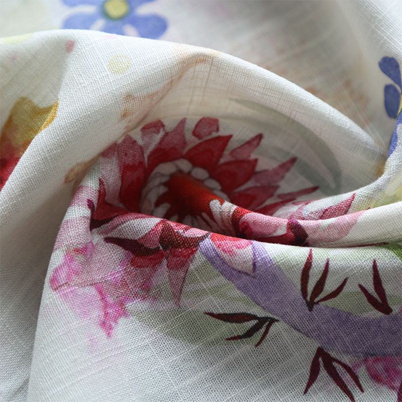Linen Viscose Printing Fabric Linen Viscose Printing Fabric