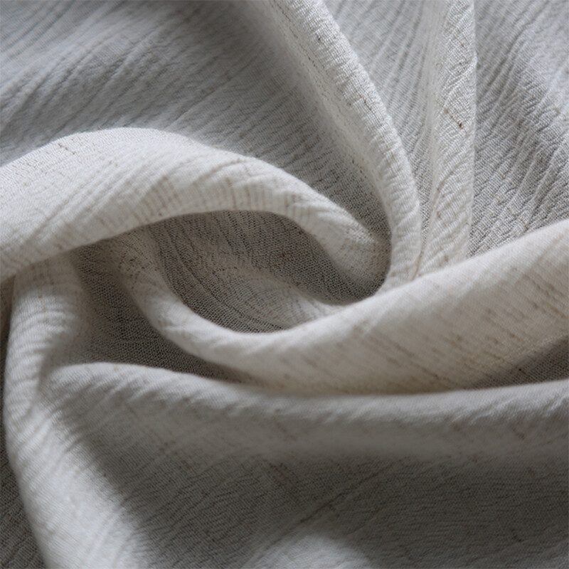 Tissu de lavage de sable en viscose et lin