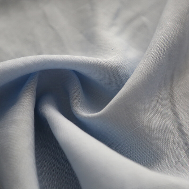 Tissu teint Tencel en lin naturel