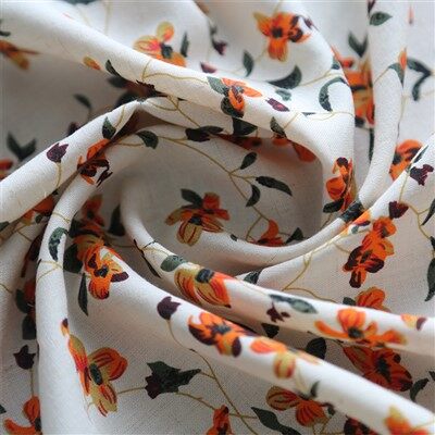 리넨 텐셀 인쇄 직물