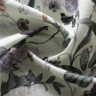 Štampana lanena pamučna tkanina