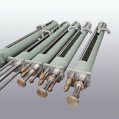 Ansamblu tijă piston vertical și orizontal