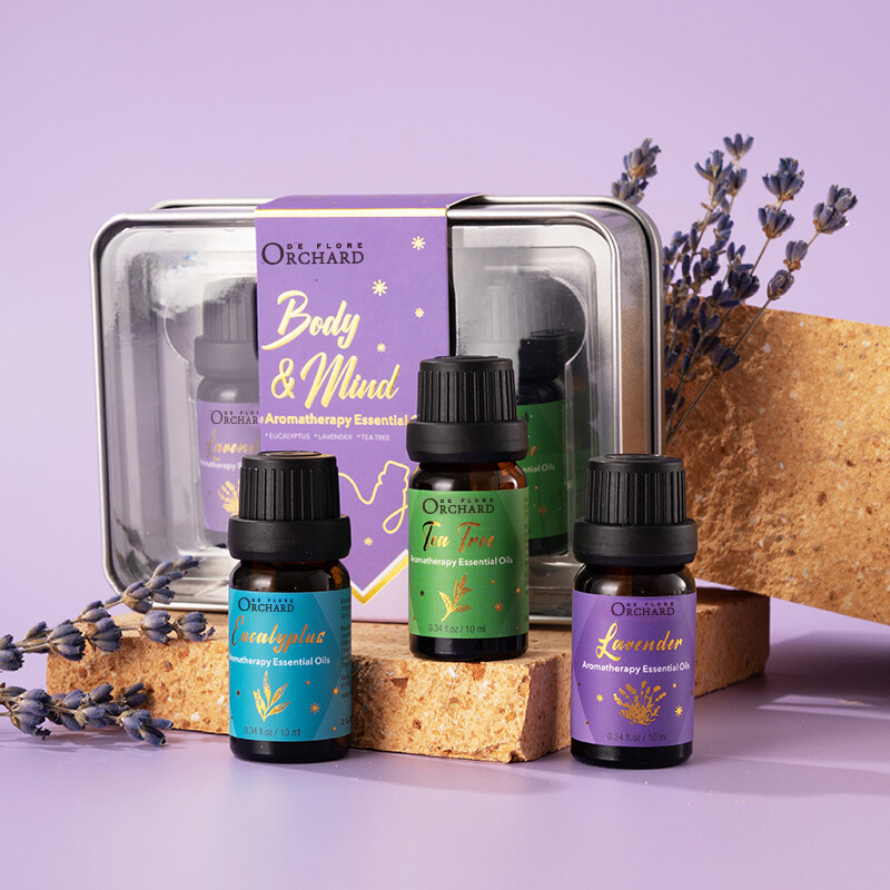 3 Pcs Aromatherapy Essential Oil Gift Set