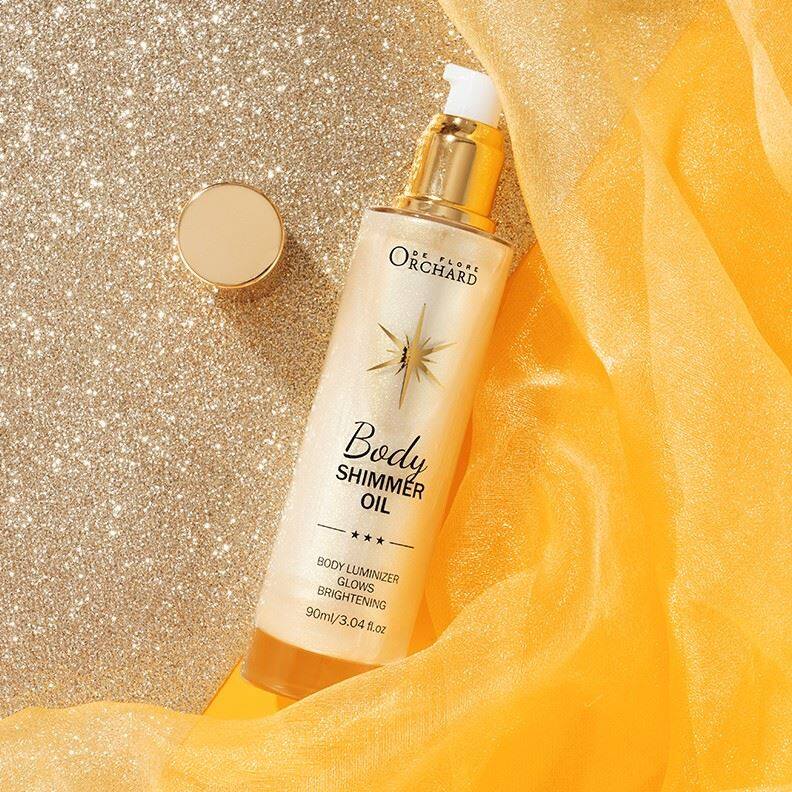 Šampanja kuma keha särab õlipihusti