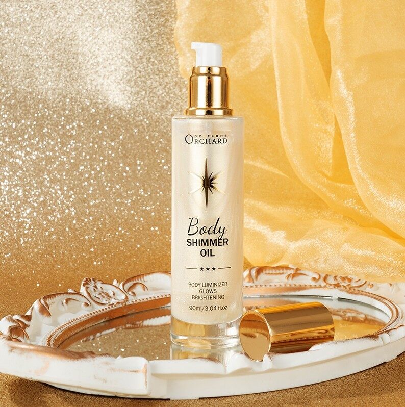 Champagne Glow Body Shimmer Oil Spray