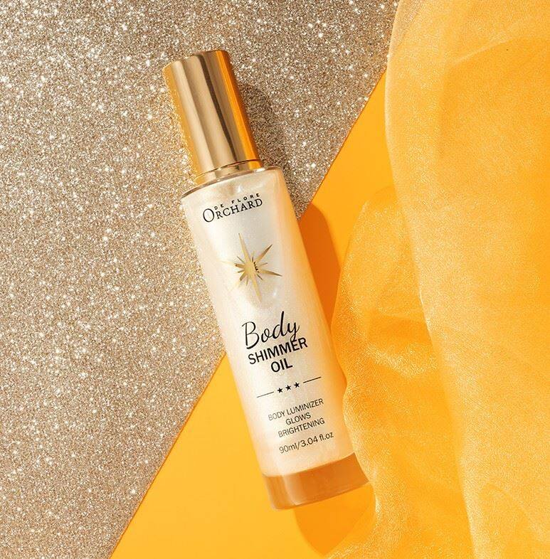 Champagne Glow Body Shimmer Oil Spray
