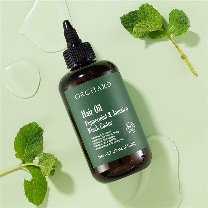 Piparminttu & Jamaika Black Castor -hiusöljy