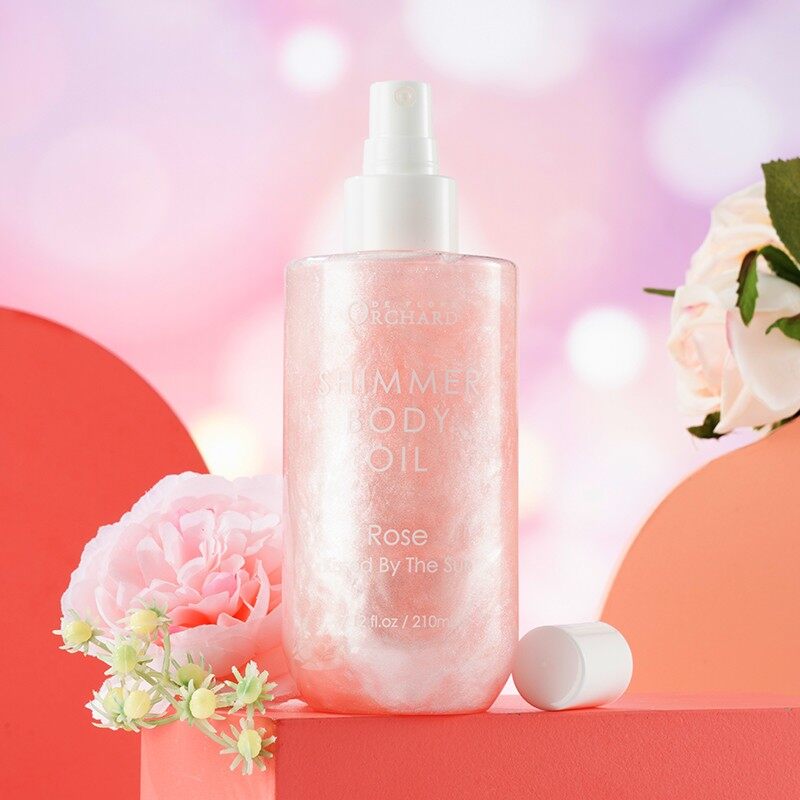 Rose Glow Shimmer Body Oil Mist