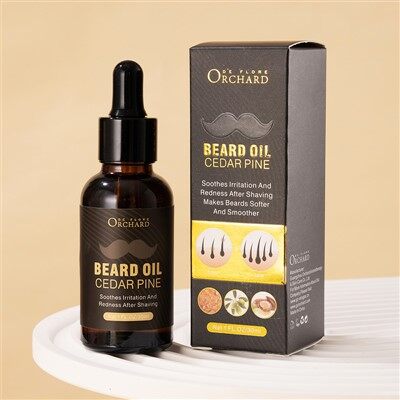 Huile à barbe de pin de cèdre