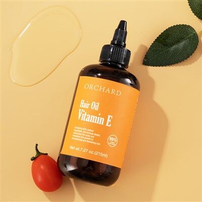 Huile capillaire à la vitamine E