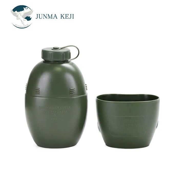Military Plastic Canteen With Cup suppliers