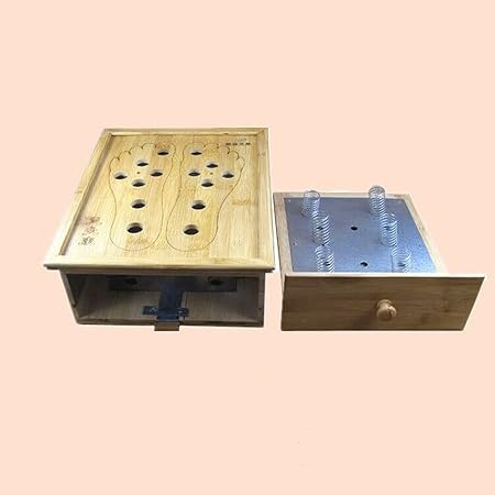 Scatola di legno per moxibustione dei piedi