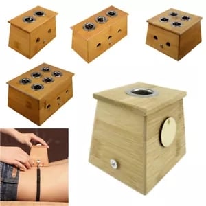 Коробка для прижигания из цельного дерева