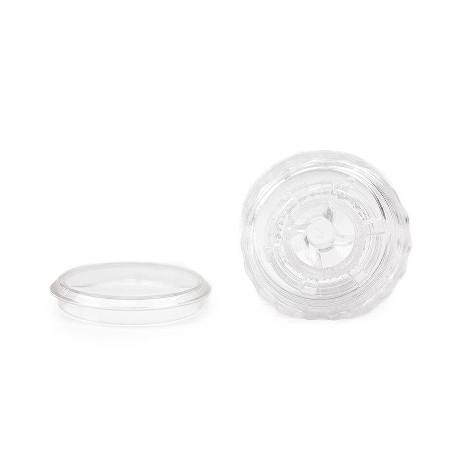 Glass Pepper Grinder With Plastic Lid