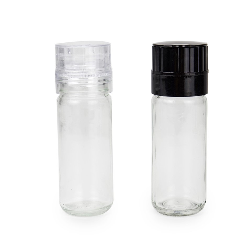 matt black salt and pepper grinders