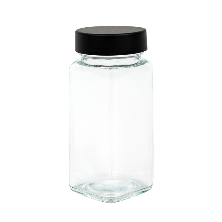 Glass Jars With Plastic Spice Cap