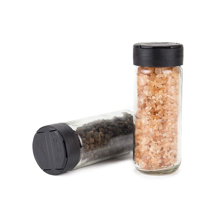 Spice Jars with Lids and Labels