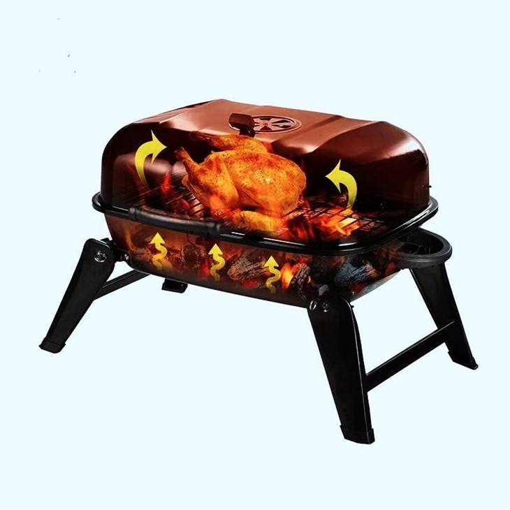 Portable Folding Charcoal Bbq Camping Grill high quality