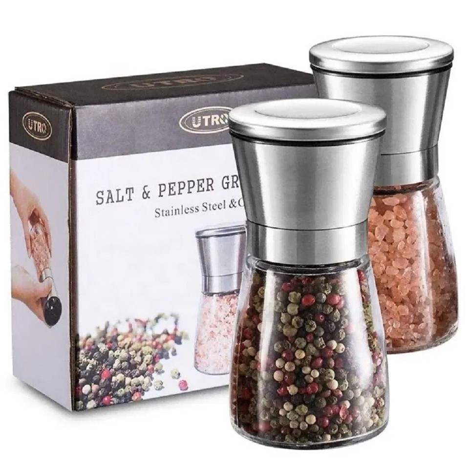 Premium Salt and Pepper Grinder Set