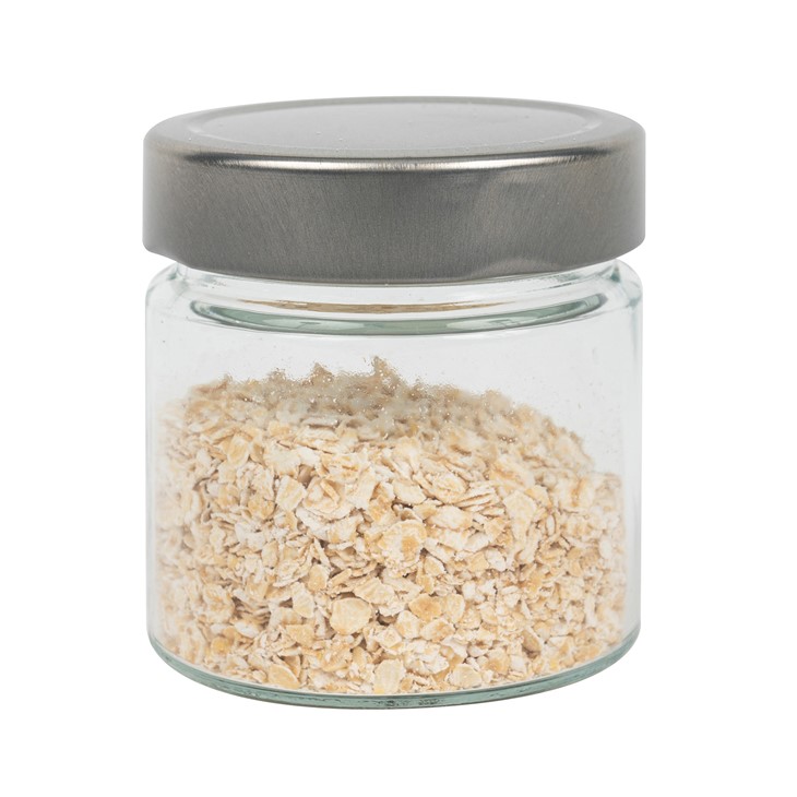Round Glass Jar With Tinplate Lid